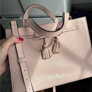 kate spade Pink Crossbody Bag with Tassels